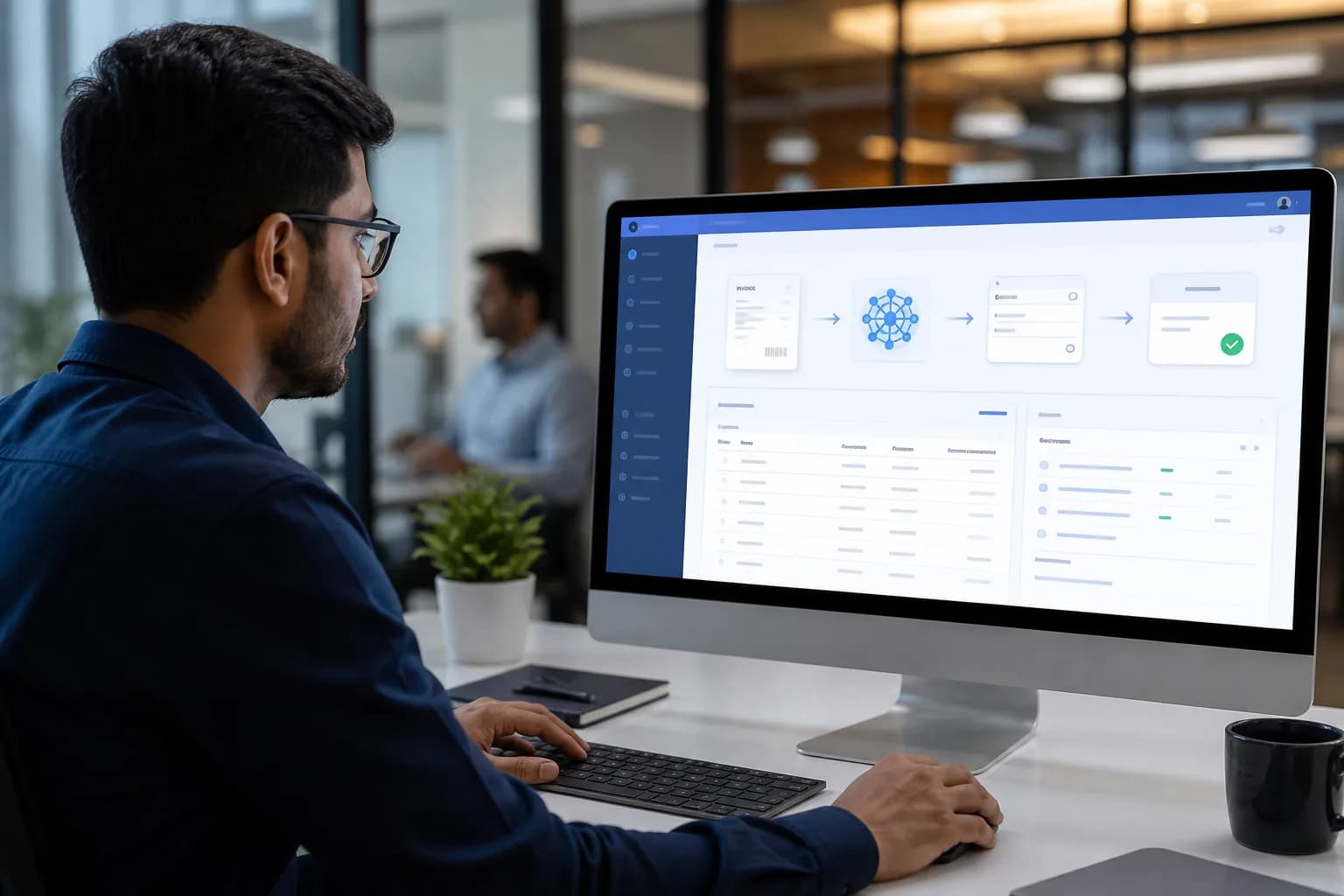 Automating Tally invoice entry with AI extraction and reviewed voucher workflows